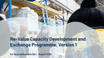 A screenshot of the front page of the report, saying Capacity Building and Development programme. 