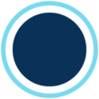 Three circles on top of each other.