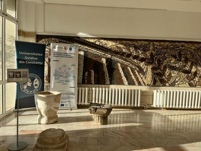 A look at a hallway with a banner from Re-Value